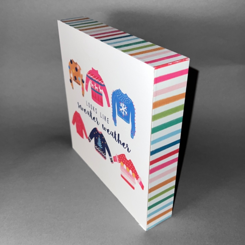 "...Sweater Weather" Box Sign - Picture 3 of 3
